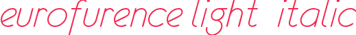 eurofurence light  italic